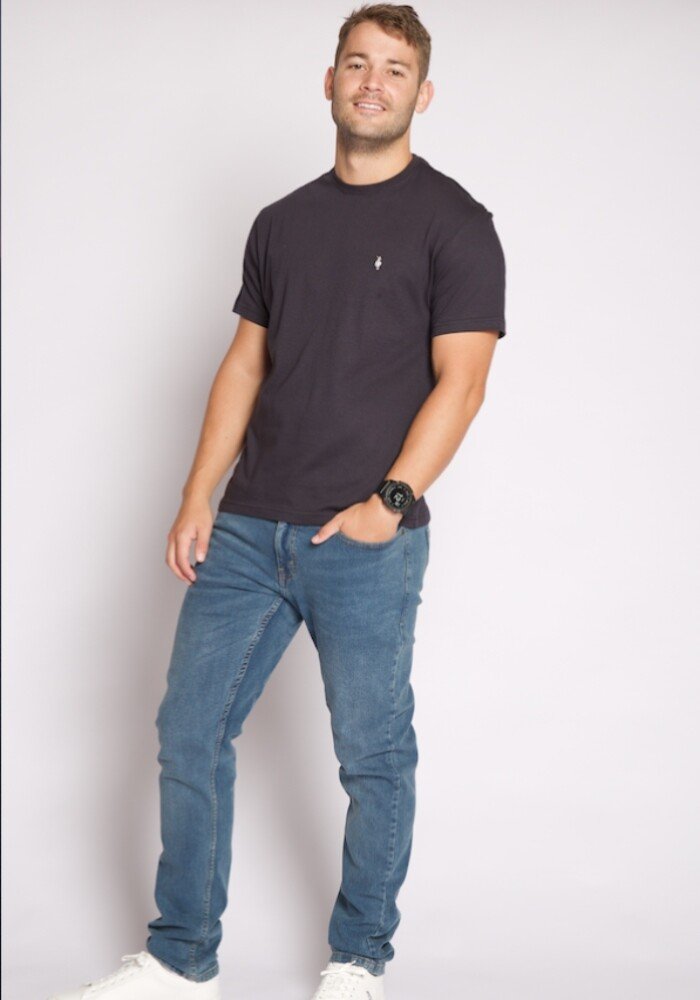 MEN T SHIRT - DARK BLUE - Image 7