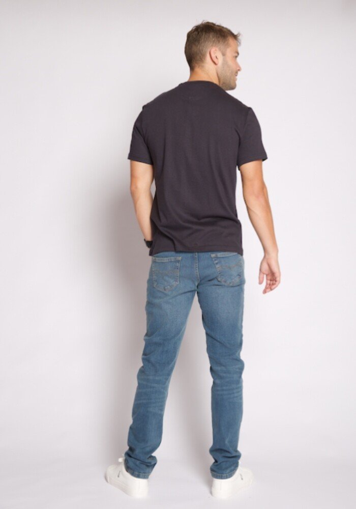 MEN T SHIRT - DARK BLUE - Image 4